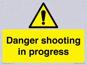 Danger shooting in progress